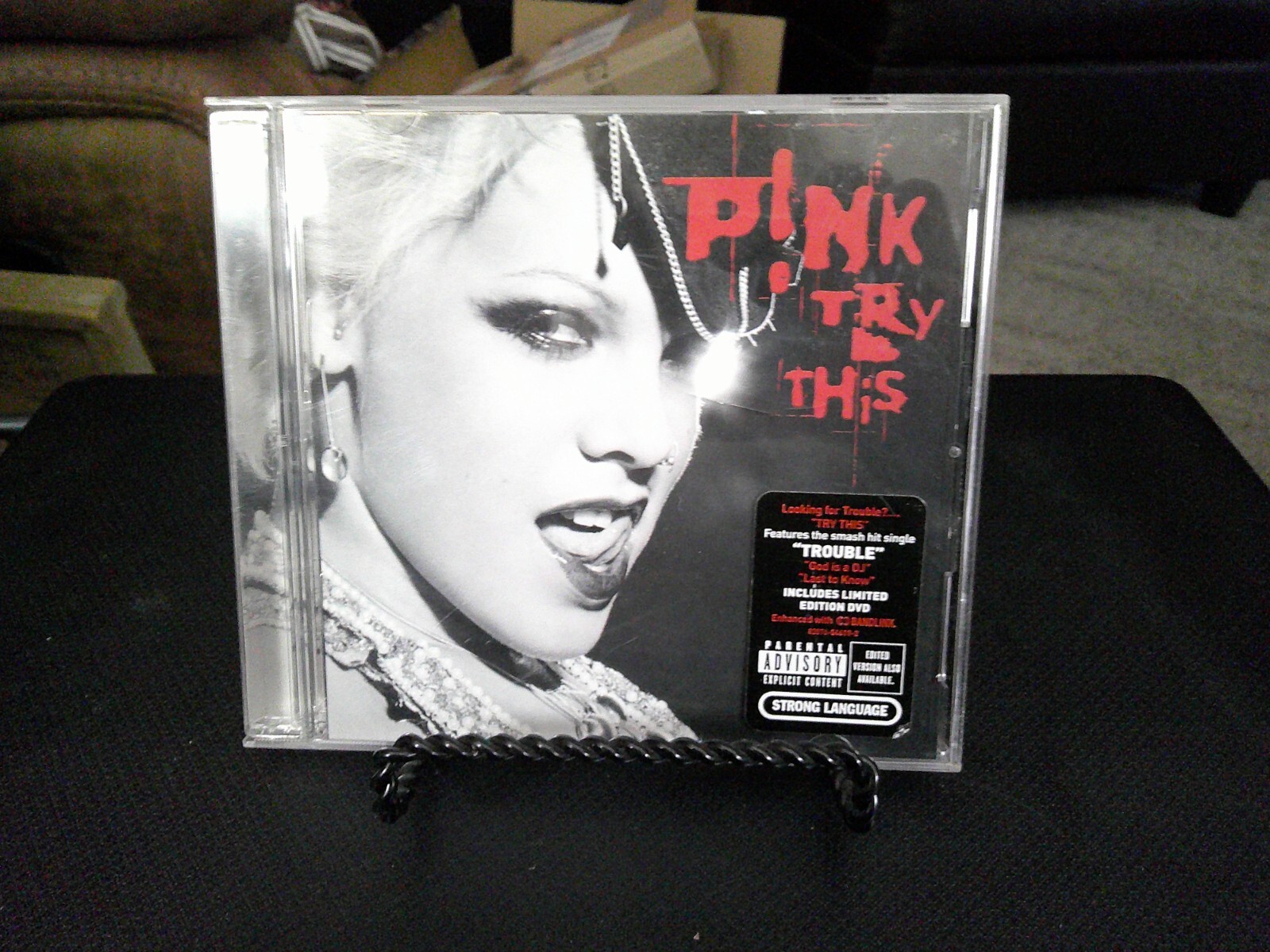 X-tro-D-naire 「Everything 」CD Try This [Bonus DVD] [PA] [Limited] by P!nk (CD, Nov-2003