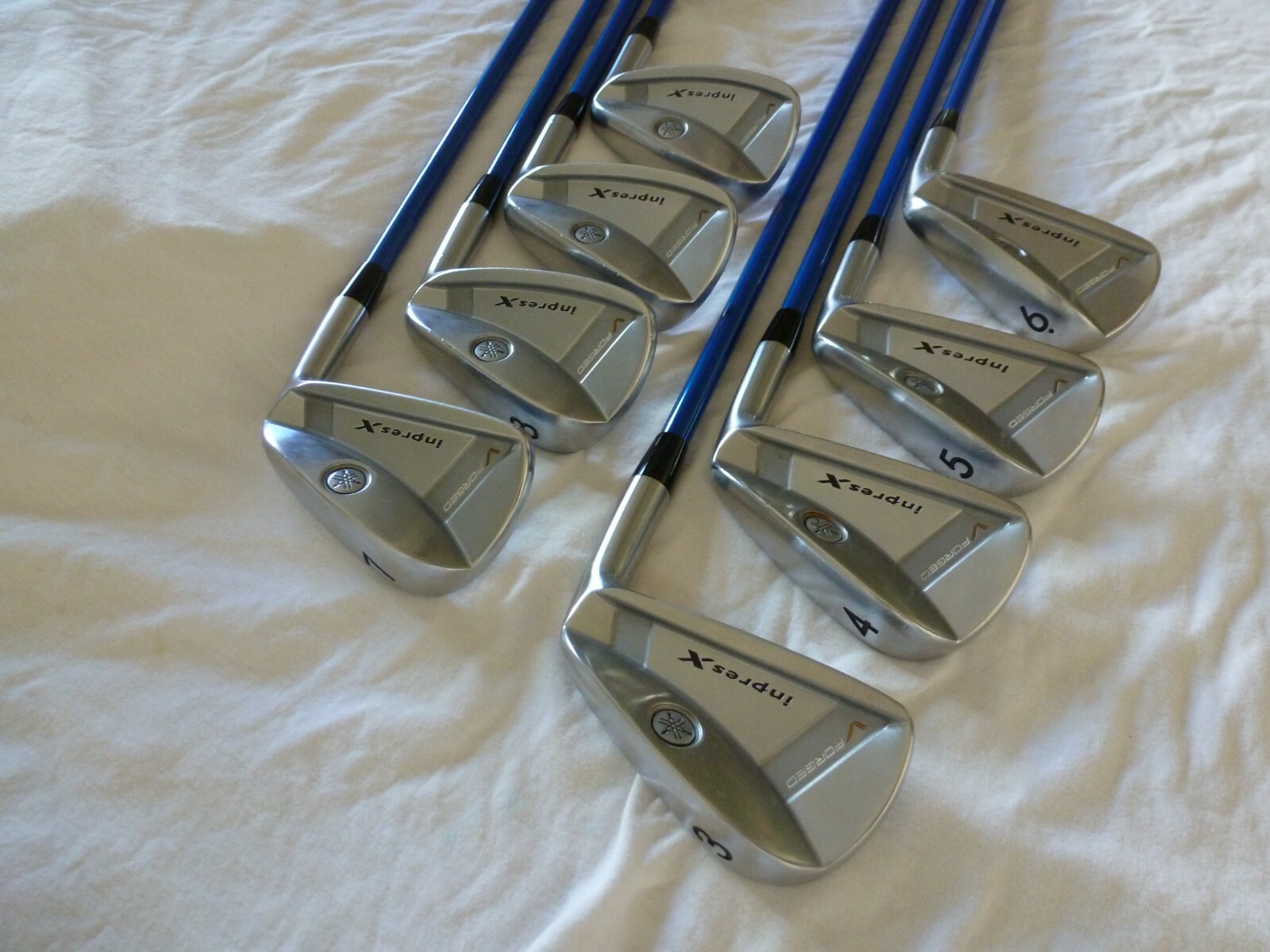 ENDO JAPAN Made 2013 YAMAHA Inpres X V Forged MRH Irons set 3-PW TOUR AD 75 REG