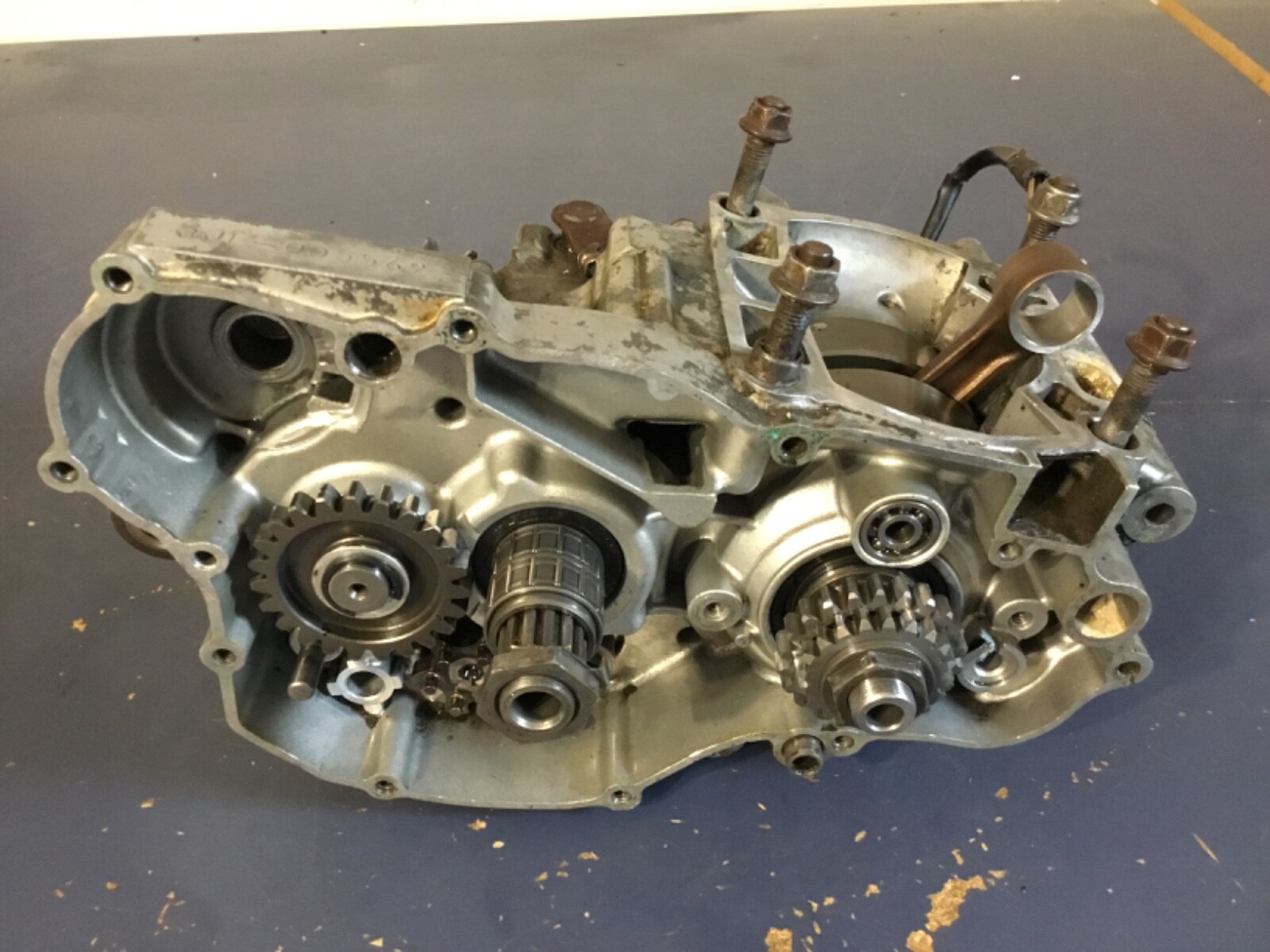 1989 89 Yamaha YZ250 YZ 250 bottom end motor engine gears 1989 89 Yamaha YZ250 YZ 250 bottom end motor engine gears