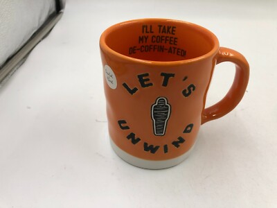 Basis Ceramic 18oz Let's Unwind Coffee Mug CC01B04015