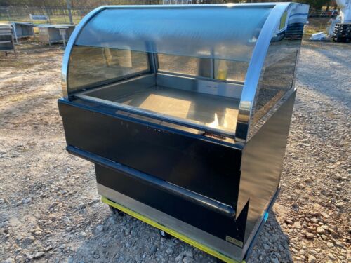 Atlantic Food Bars Curved Glass Heated Food Chicken Sides Warmer Display Case