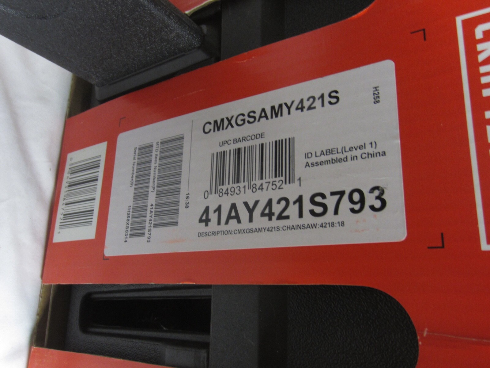 Craftsman Brand new Sealed in box 42 CC chainsaw new in box