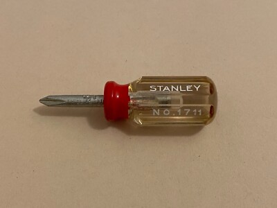 NOS - STANLEY No. 1711 - #1 POINT PHILLIPS SCREWDRIVER - USA - NEW - FREE SHIP