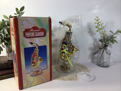 Musical Perfume SAXHORN~ New In Box ~ 10 ~ UNIQUE ~FREE SHIPPING