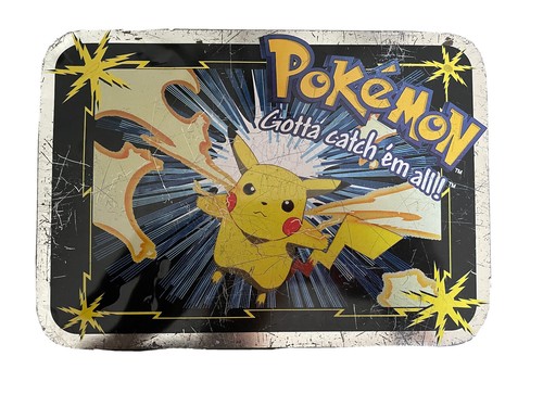 Pokémon Gotta Catch 'em All Pikachu Card Tin Box Nintendo Pokémon Gotta Catch 'em All Pikachu Card Tin Box Nintendo
