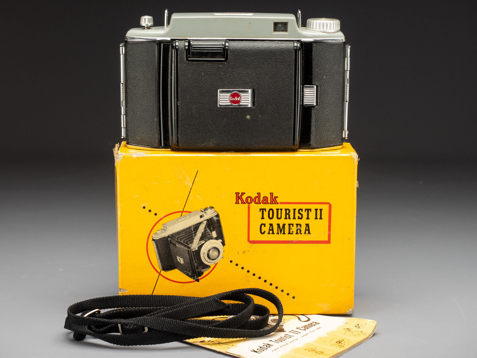 Kodak Tourist Camera 箱説明書付 コダック ツーリスト 蛇腹 カメラ