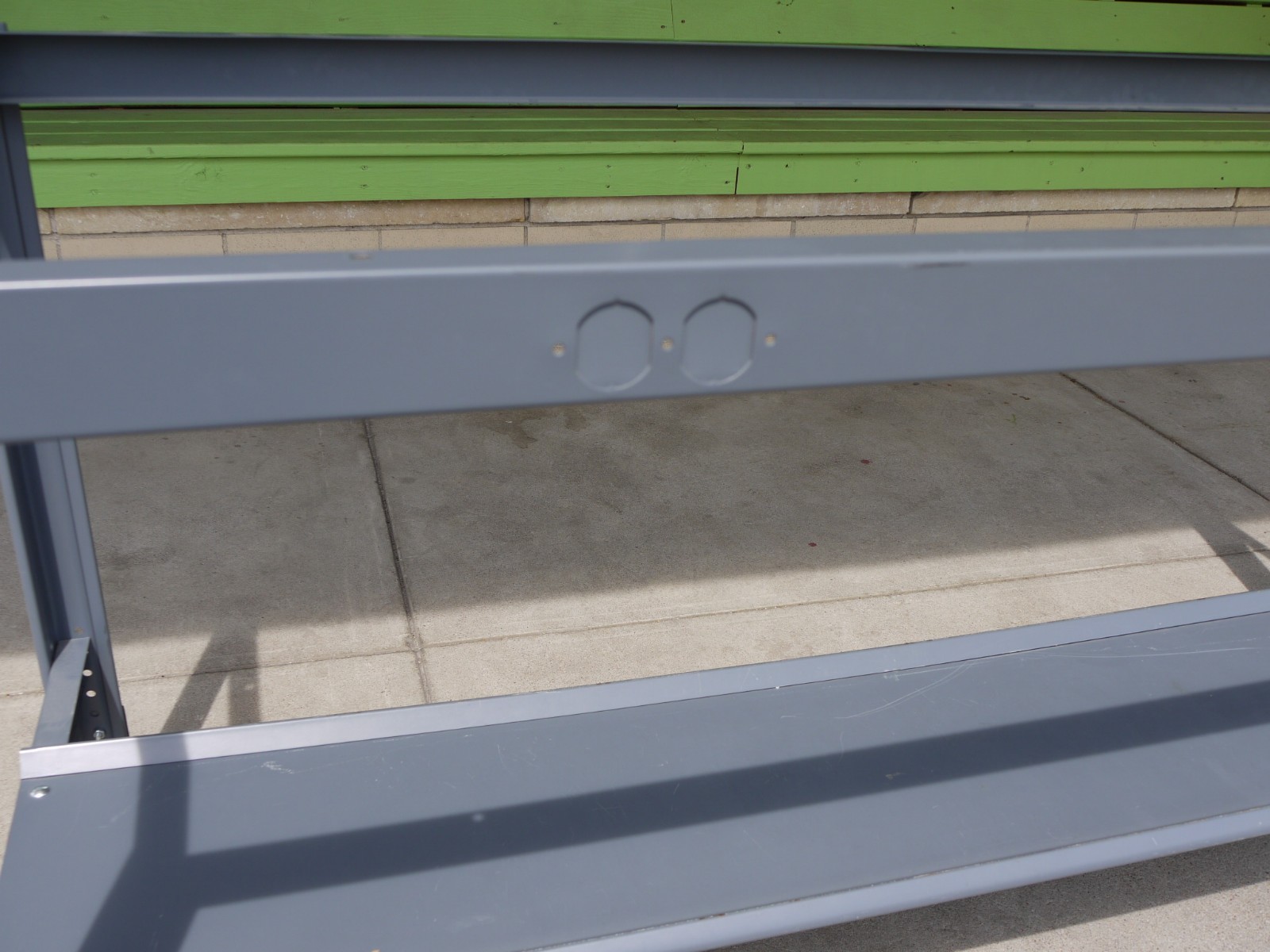 Work Bench VINTAGE Industrial Steel FACTORY Art Table BASE only Machine AGE LOFT