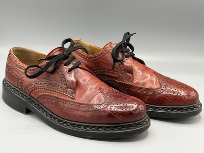 APOLLO Heinrich Dinkelacker Budapester Schuhe rotbraun Gr. 7,5/41 Zopfrahmen