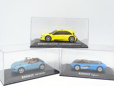Norev Presse Concept Car 1/43 Bündel von 3: Renault Laguna Megane Trophy