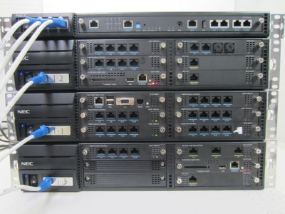 NEC SV9300 System 3x SV9100 Expansion Cabinets w/ x16 GCD Blades &19'Rack Mounts