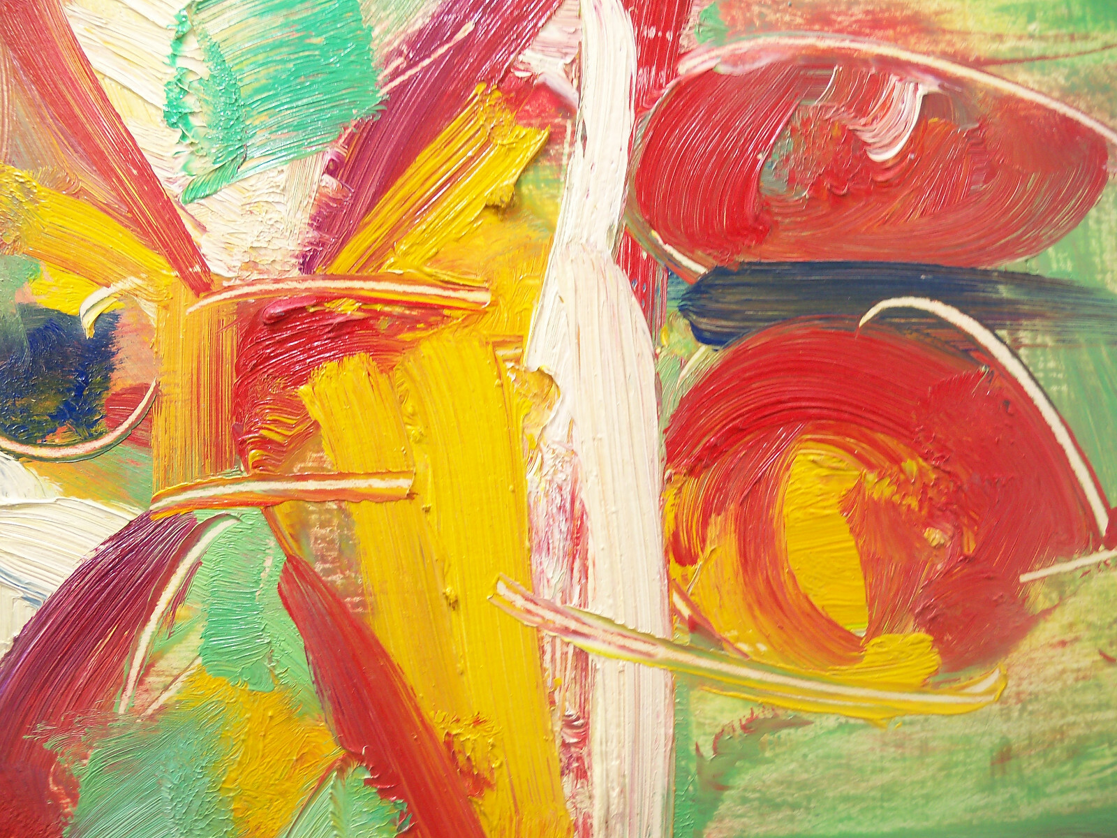 Abstract Oil Painting On Board by Pacific Northwest Artist Eugene Pizzuto