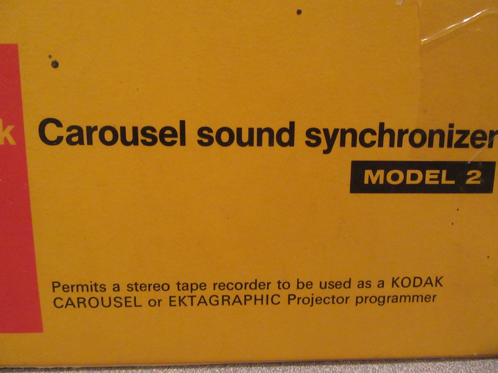 Vintage Kodak Carousel Sound Synchronizer Model 2