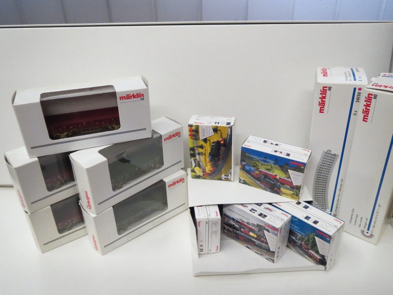 30321w MÃ¤Rklin Weihnachtsdeko-Set Br81 + 5 Flachwagen /12gl/ 2001` / Ovp Wie Neu