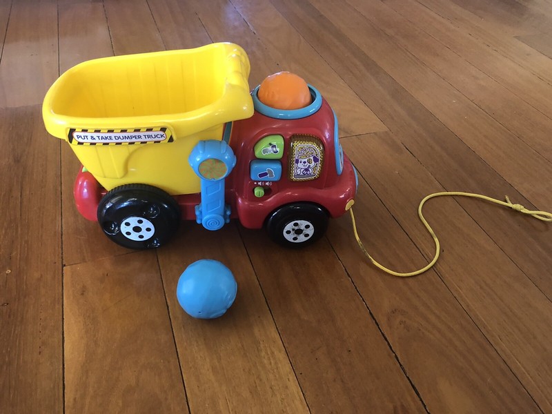 vtech put & take dumper truck