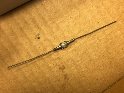 NOS Vintage Sylvania 1N69 Glass Diode 1950s or 1960s #2