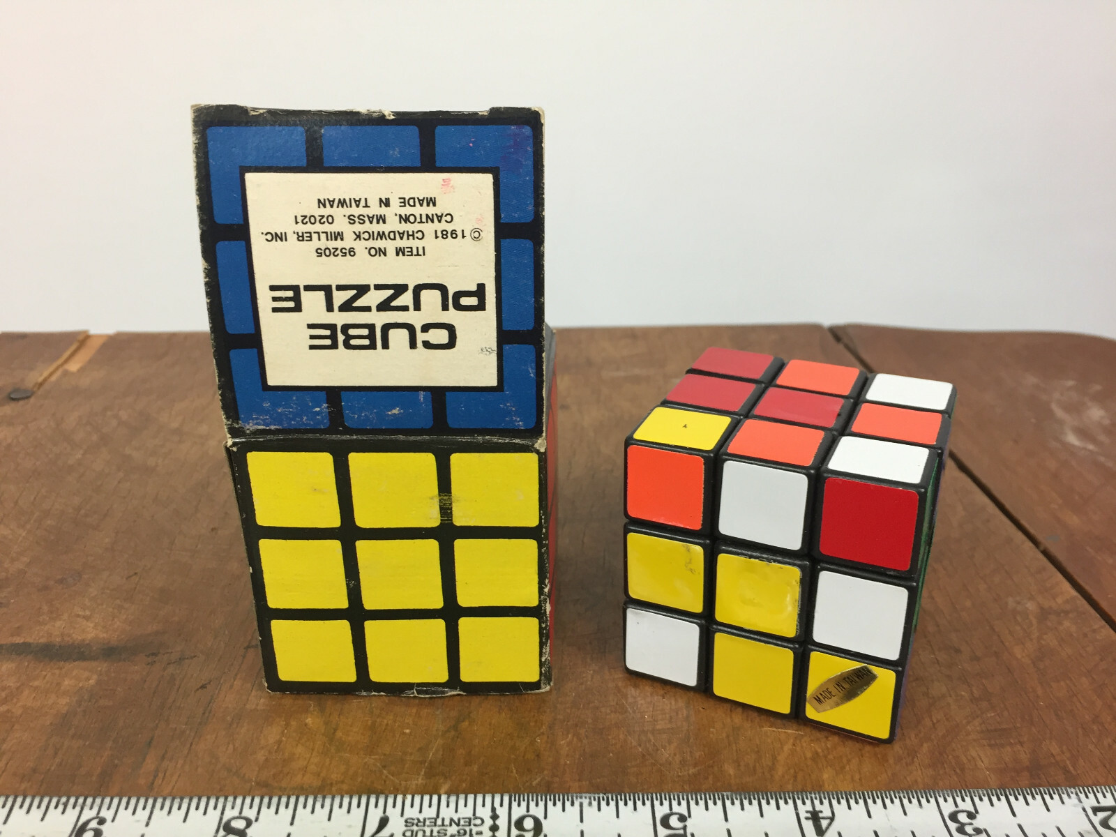 Vintage Chadwick 70s 80s Cube Toy Puzzle Game with box and