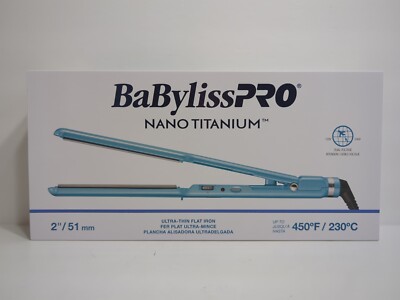 BaBylissPRO Nano Titanium 2'' Ultra-Thin Flat Iron | BNT4074TUC