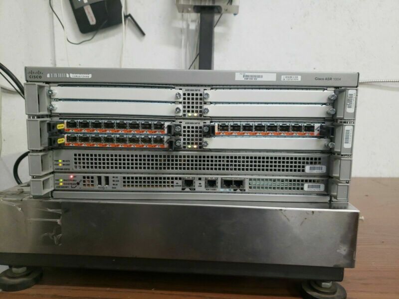 Cisco Asr1004 Asr1000-esp20 Asr1004-20g/k9 Dual Pwr-ac, Rp2 16gb, 1x Sip-40