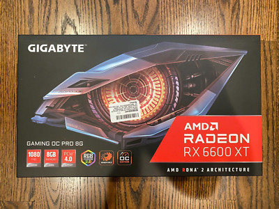 GIGABYTE Radeon RX 6600 XT GAMING OC PRO 8GB GDDR6 Graphics Card New - Fast Ship