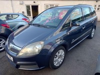2007 Vauxhall Zafira 1.6 Life Euro 4 5dr MPV Petrol Manual