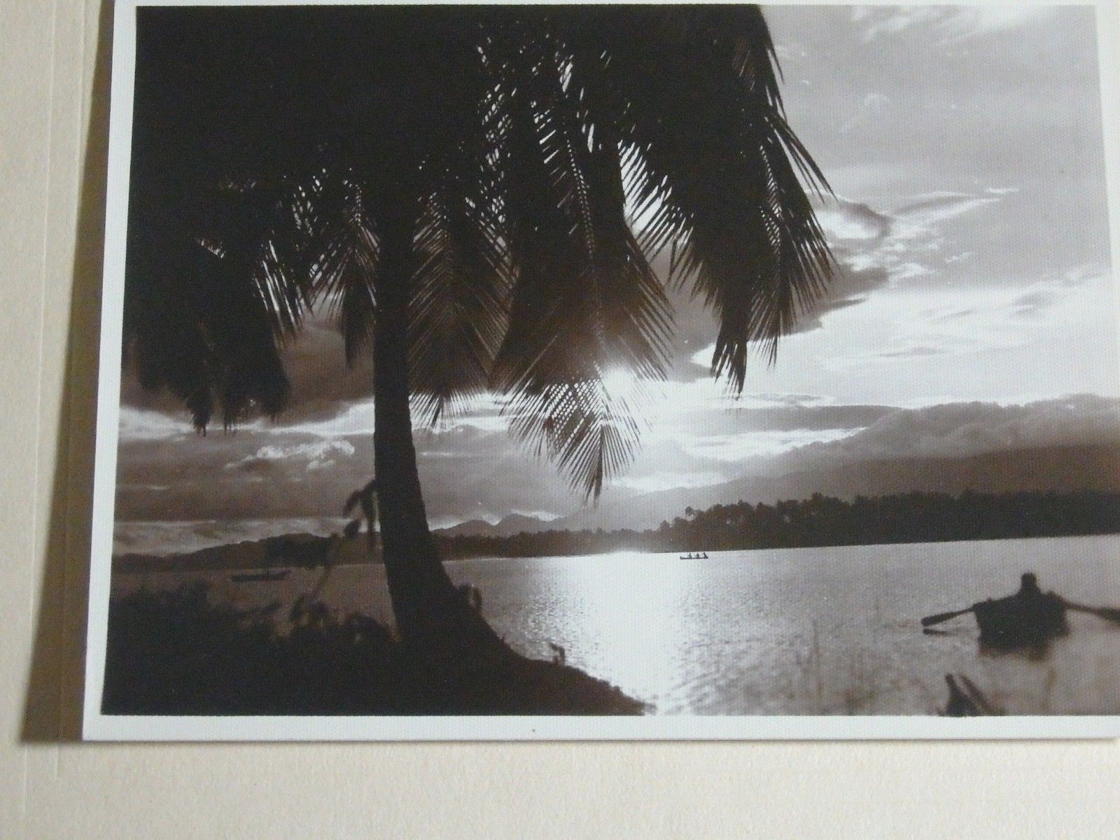 1940'S CHRISTMAS CARD GREETINGS FROM THE ISTHMUS OF PANAMA WITH PHOTO