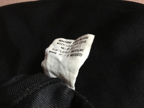 Shadowline Half Slip Size Large 28” Black Nylon, Double Slit Sides, Lace, USA