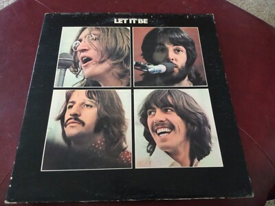 The Beatles Let It Be LP Vinyl Records 