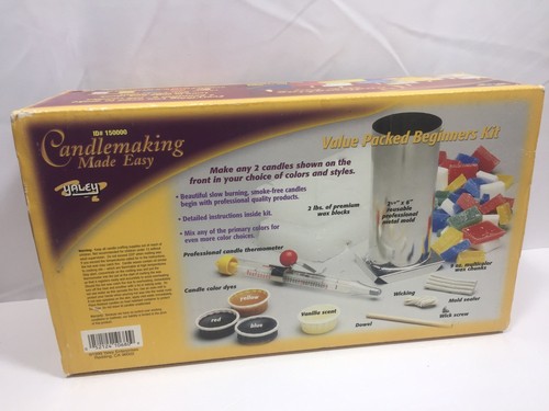 Yaley Candle Making Made Easy Beginner Kit 3 Candlemaking Techniques
