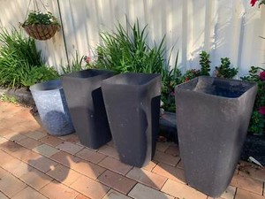 Garden pots, large sizes, lightweight | Pots & Garden Beds | Gumtree