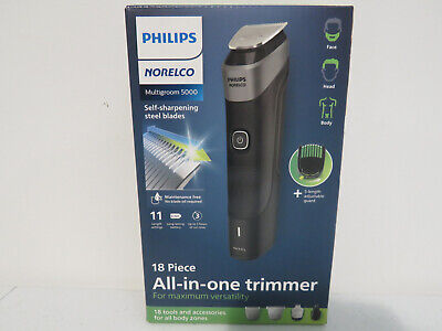 Phillips Norelco Multigroom 5000 All-In-One Trimmer 18 Pieces NEW SEALED