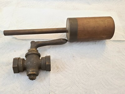 Large Vintage 34 Jenkins Gate Valve Pipe Industrial Brass Plumbing Fitting Steampunk Repurpose Garden Art Installation Spigot Handle