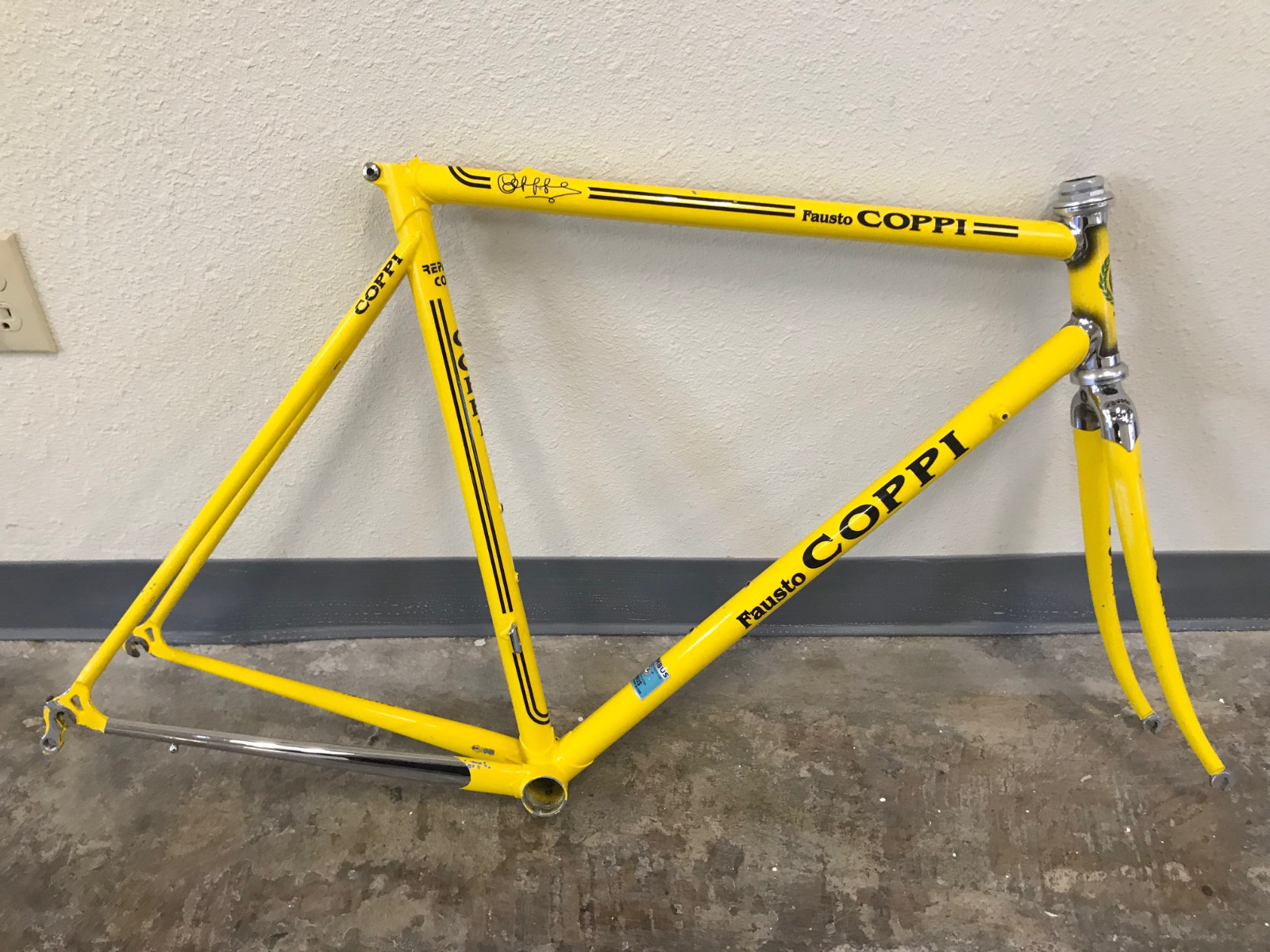 ファウスト・コッピ・スチール・ロード・フレームは、フレームセット・コロンブス・ジーニアス53cm  54.5cmのTTをフォーク状にしますのeBay公認海外通販｜セカイモン