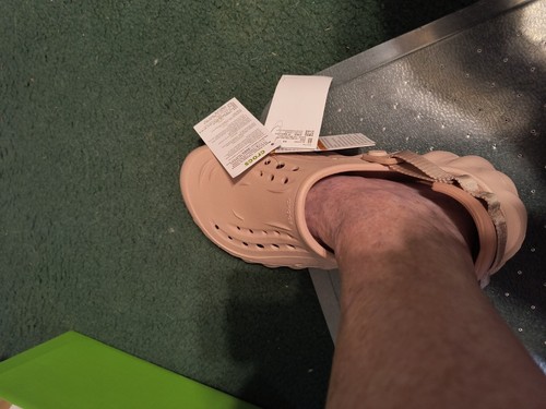 Crocs Echo Clogs Pink Clay 207937-6TY Womens Size 6-10 New