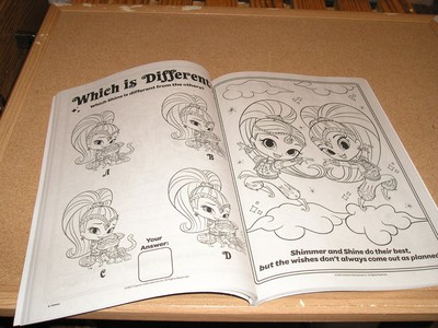 Shimmer & Shine JUMBO Coloring & Activity Book New. GREAT GIFT !! SUPER CUTE