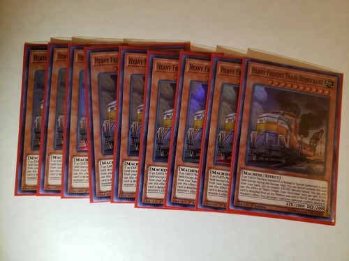 HEAVY FREIGHT TRAIN DERRICRANE x3 Super Rare INCH-EN046 YuGiOh! mint