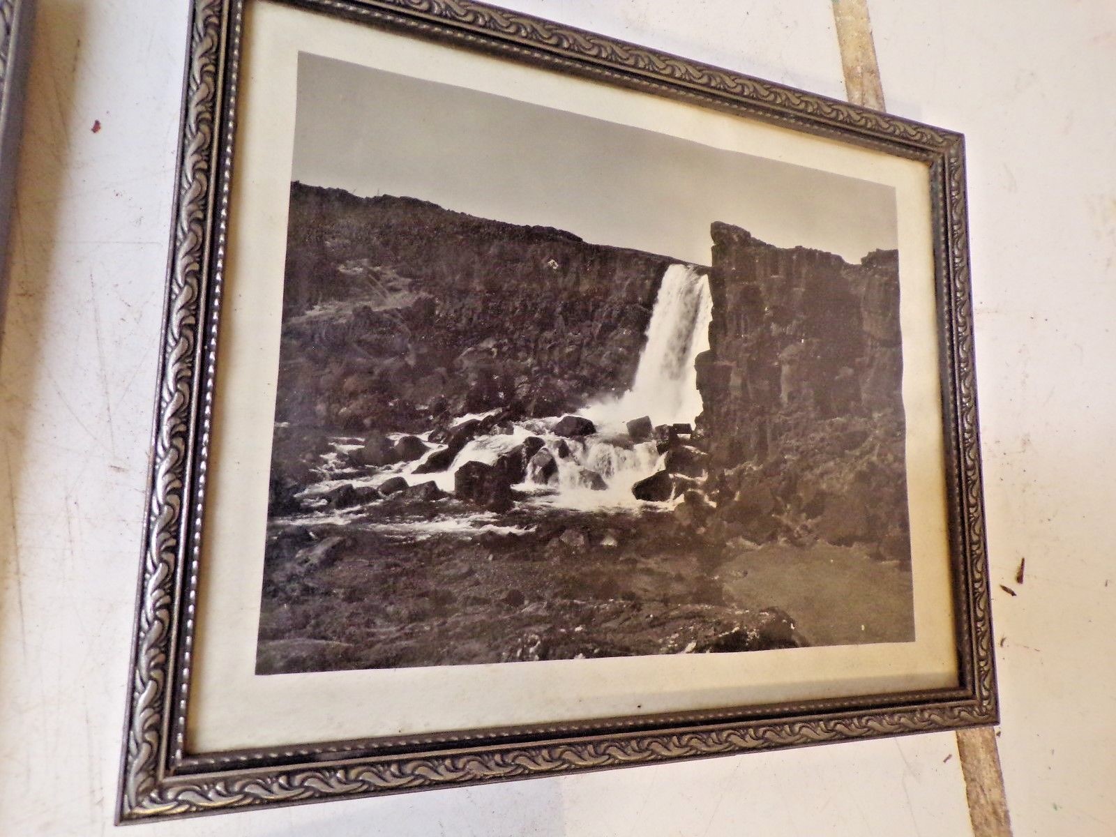 3 Framed Photographs 1943 Iceland WWII Photographs by Lewis Carroll Hendrix
