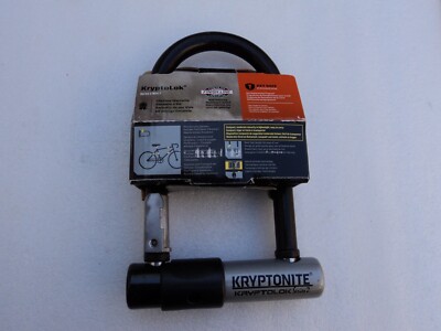 New Kryptonite KryptoLok Series 2 Mini-7 U-Lock for Bike 3.25''x7''