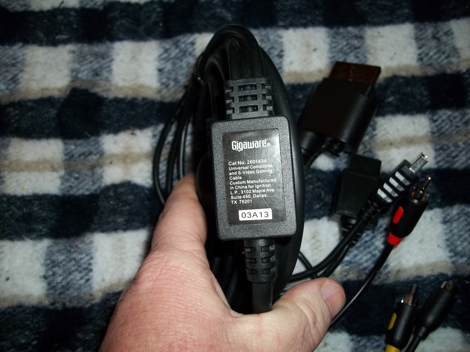 GIGAWARE Universal 8-ft. Component Gaming Cable #2601434