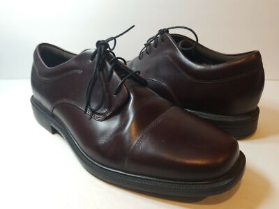 Купить rockport mens ellingwood black cap toe lace up oxford  display picture 1