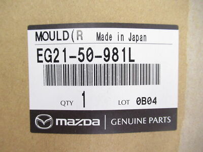 Genuine OEM Mazda EG21-50-981L Passenger Front Upper Molding Sash 2007-2012 CX-7