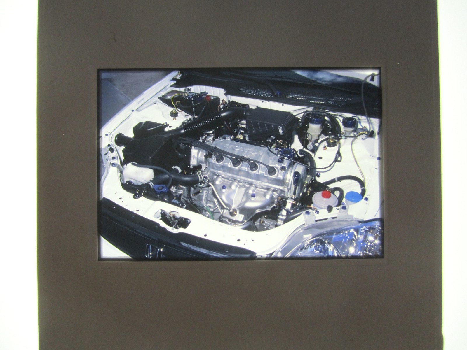 HONDA CIVIC Si RACER ORIGINAL EDITORIAL SLIDES - 2000