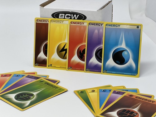 250 Vintage Pokemon Energy Cards. Base, Neo, e-Card and Gym