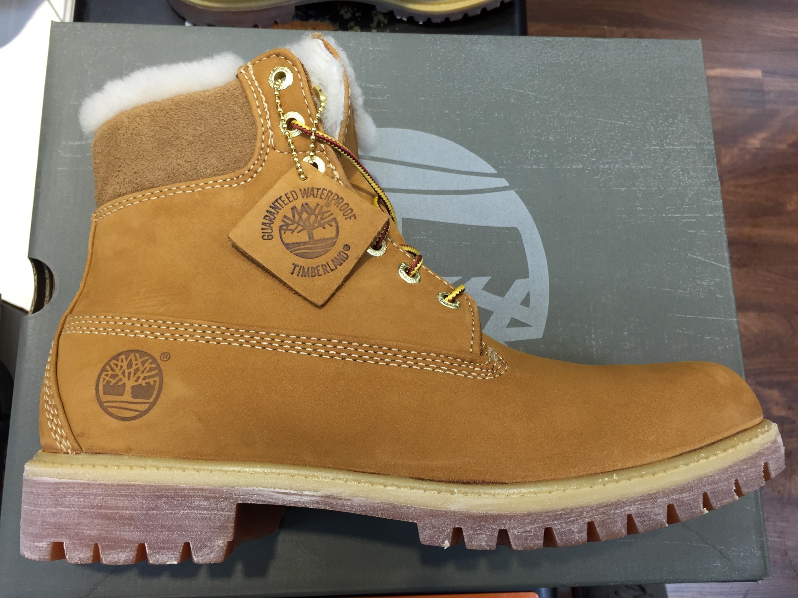 Timberland 18027 Yellow с мехом