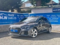 2023 Audi A3 1.4 TFSIe 40 S line Sportback S Tronic Euro 6 (s/s) 5dr 13kWh HATCH