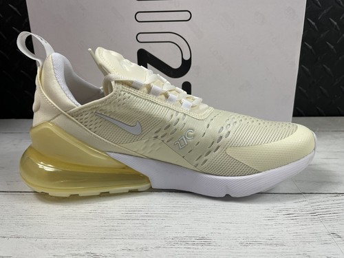 Pre-owned Nike Air Max 270 Women's Coconut Milk White/yellow Dj5991-100 Sz 10.5