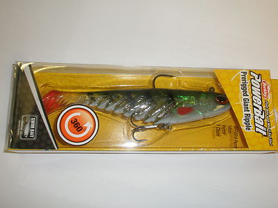 Berkley Pre Rigged Giant Ripple Shad Lure 16cm PERCH Fishing tackle