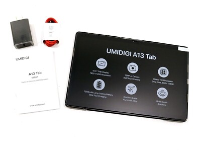 UMIDIGI A13 Tab 10.5'' FHD Wi-Fi + Cellular 8GB RAM 128GB ROM (Space Gray) - NEW 