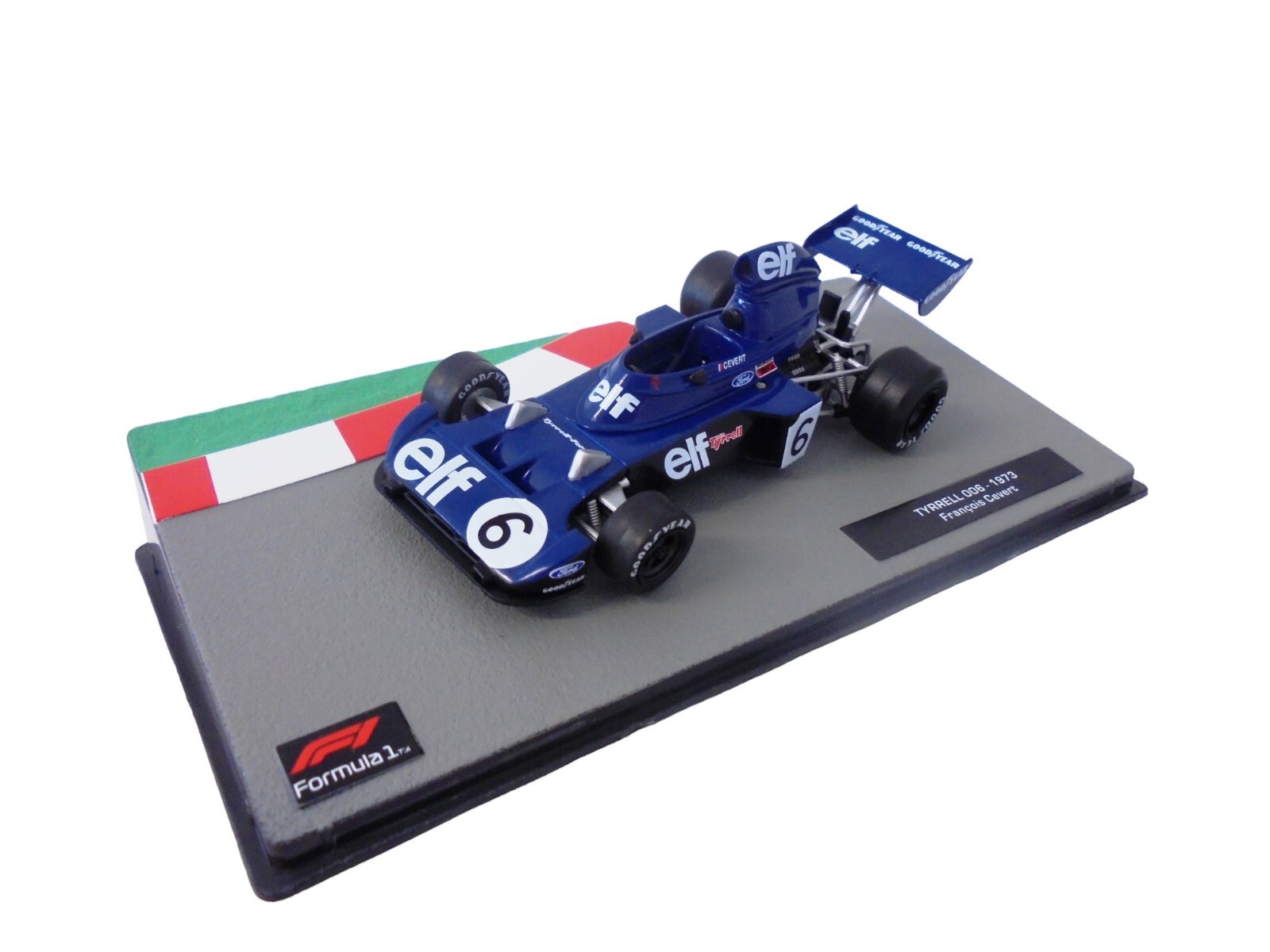 TYRRELL 006 Francois Cevert 1973 - 1:43 MODEL CAR F1 DIECAST TYRRELL 006 Francois Cevert 1973 - 1:43 MODEL CAR F1 DIECAST
