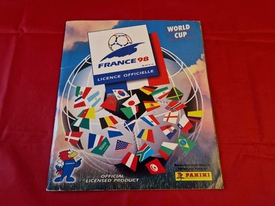 Panini Album World Cup 98 France 1998, complete sticker book, Belgium v., good
