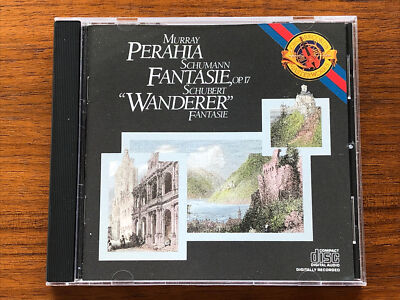 Schumann: Fantasie; Schubert: Wanderer Fantasie by Murray Perahia (CD 1990, CBS)